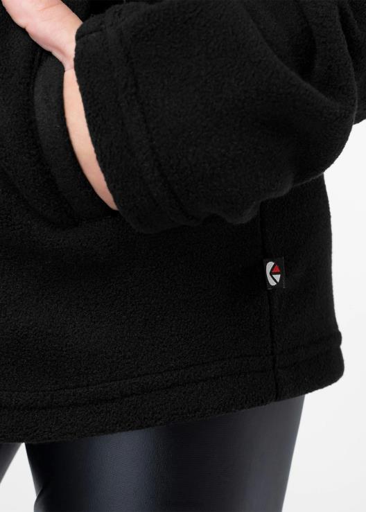 giacca in micropile nera ragazze Ethika 6P2X02033 vestiario