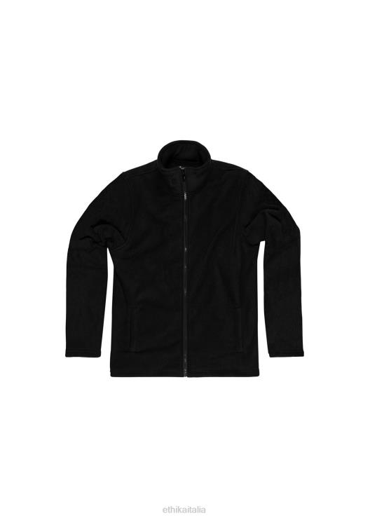 giacca in micropile nera ragazze Ethika 6P2X02033 vestiario