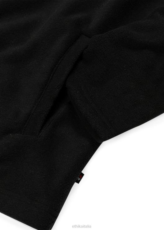 giacca in micropile nera ragazze Ethika 6P2X02033 vestiario