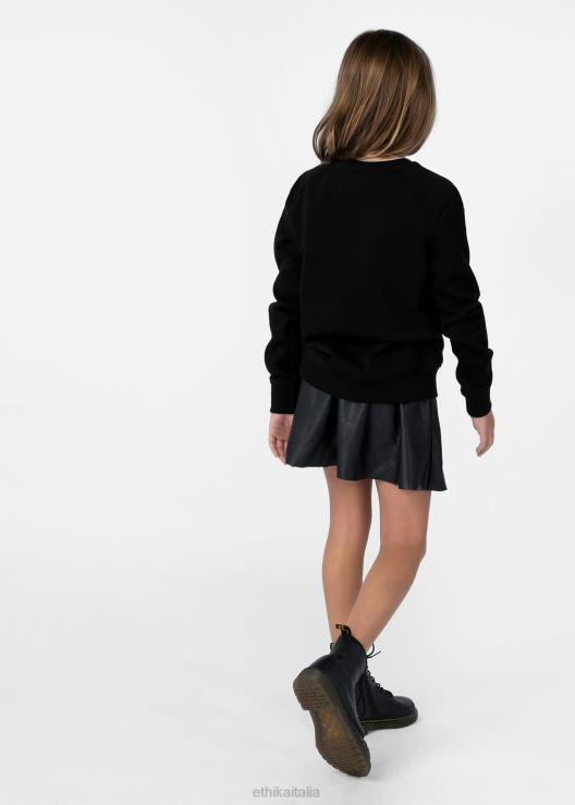 i neri del girocollo tigre ragazze Ethika 6P2X02026 vestiario