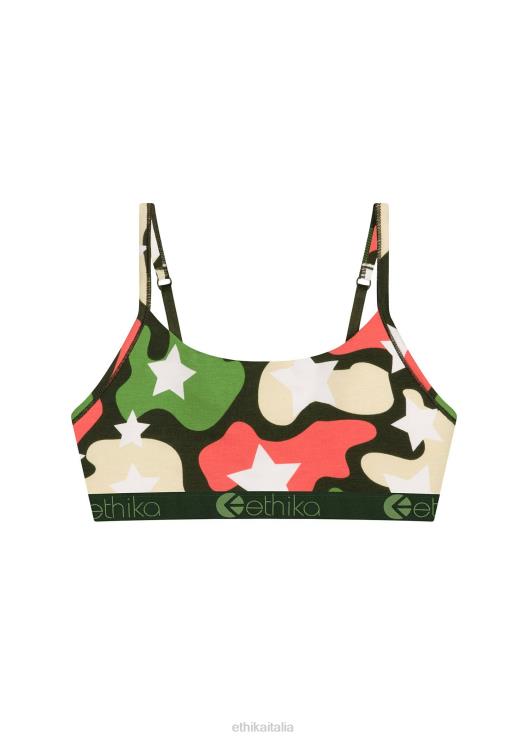 Jr pullover reggiseno stella camo ragazze Ethika 6P2X01961 vestiario