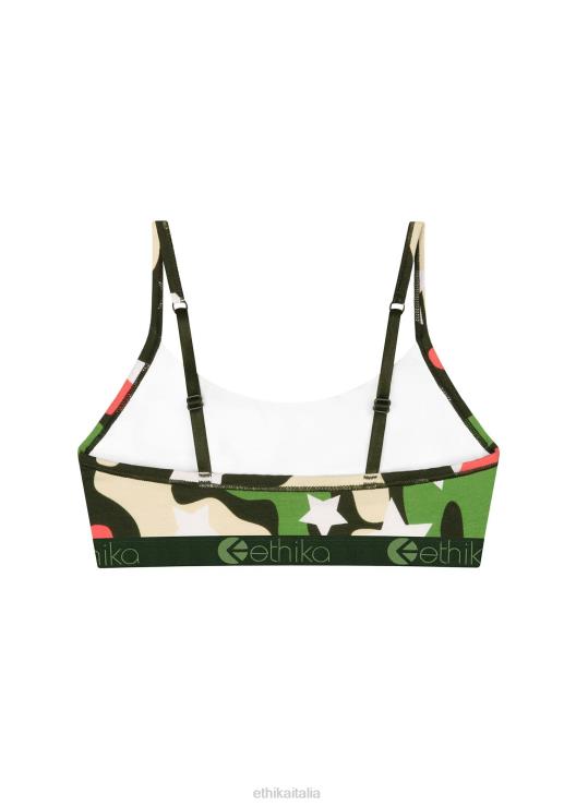 Jr pullover reggiseno stella camo ragazze Ethika 6P2X01961 vestiario