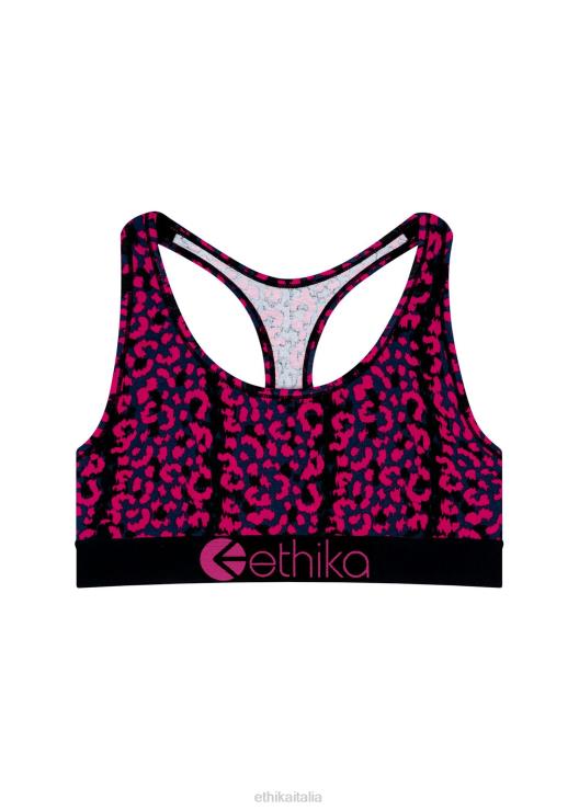 reggiseno sportivo jr a righe leopardate ragazze Ethika 6P2X01923 vestiario