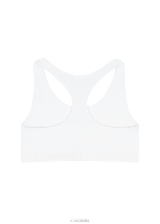 reggiseno sportivo jr bianco neve ragazze Ethika 6P2X01931 vestiario