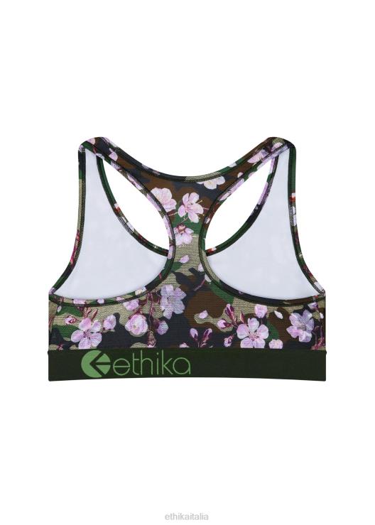 reggiseno sportivo jr fiori di pesco ragazze Ethika 6P2X01910 vestiario