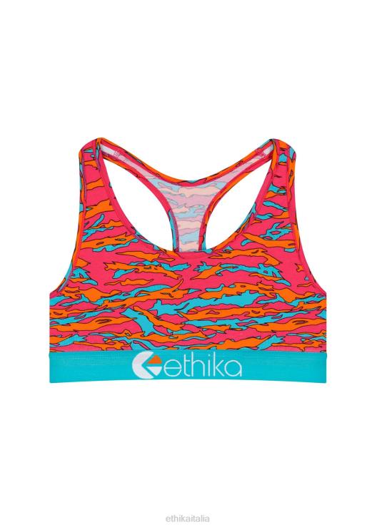 reggiseno sportivo jr powerflux tigre pop ragazze Ethika 6P2X01924 vestiario