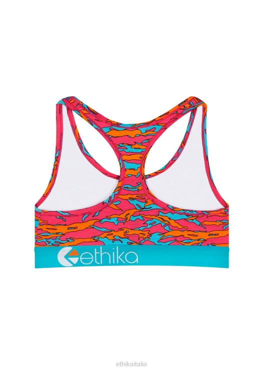 reggiseno sportivo jr powerflux tigre pop ragazze Ethika 6P2X01924 vestiario