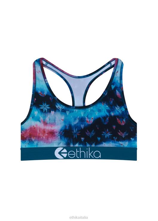 reggiseno sportivo jr tie dye floreale ragazze Ethika 6P2X01925 vestiario