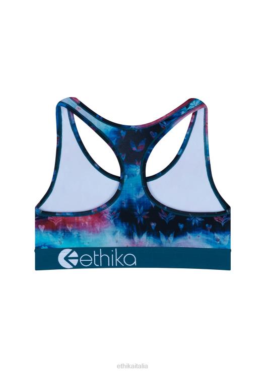 reggiseno sportivo jr tie dye floreale ragazze Ethika 6P2X01925 vestiario