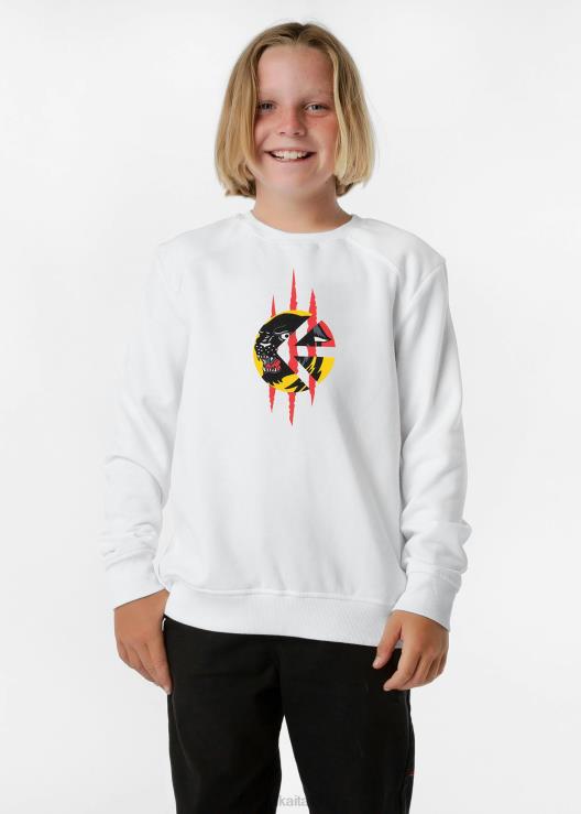 girocollo bianco - attacco rapido ragazzi Ethika 6P2X02025 vestiario