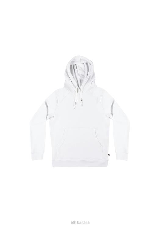 pullover con cappuccio bianco ragazzi Ethika 6P2X02023 vestiario