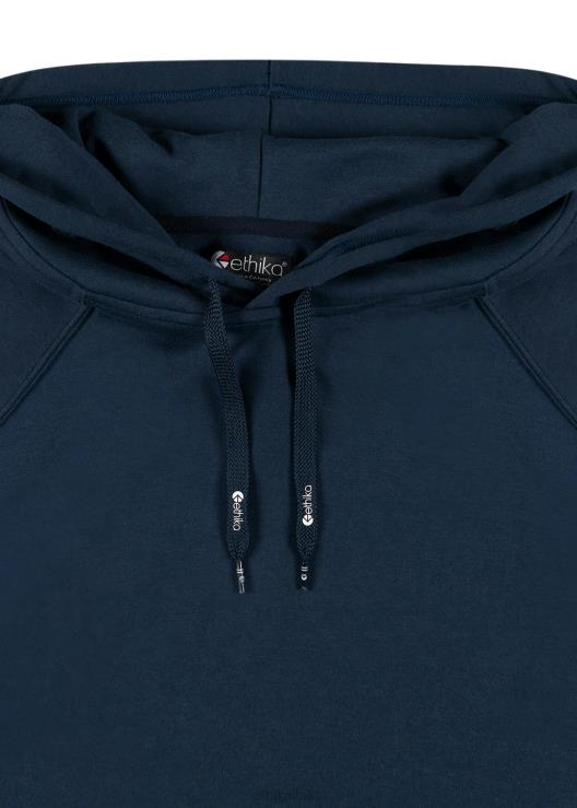 pullover con cappuccio blu scuro ragazzi Ethika 6P2X02021 vestiario