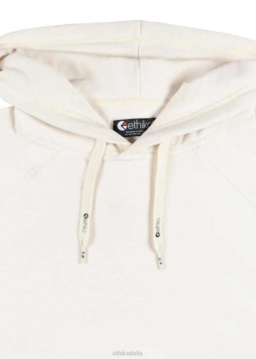 pullover con cappuccio crema ragazzi Ethika 6P2X02020 vestiario