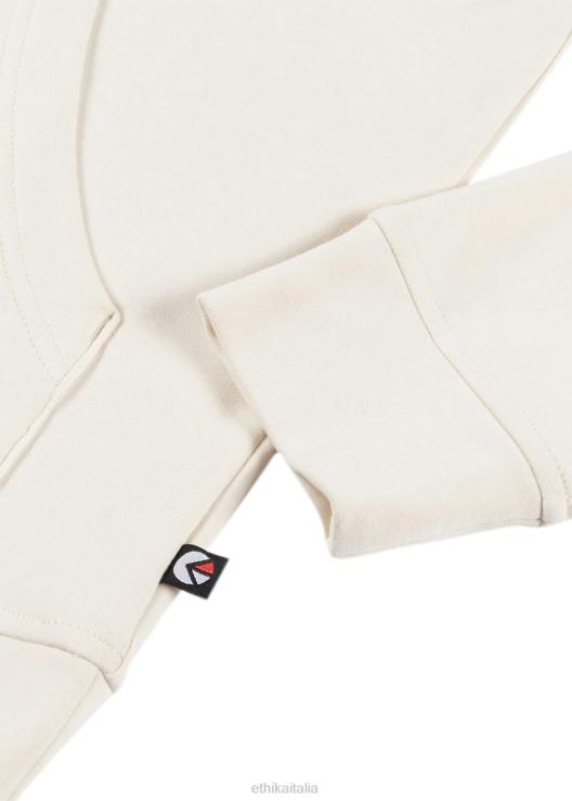 pullover con cappuccio crema ragazzi Ethika 6P2X02020 vestiario