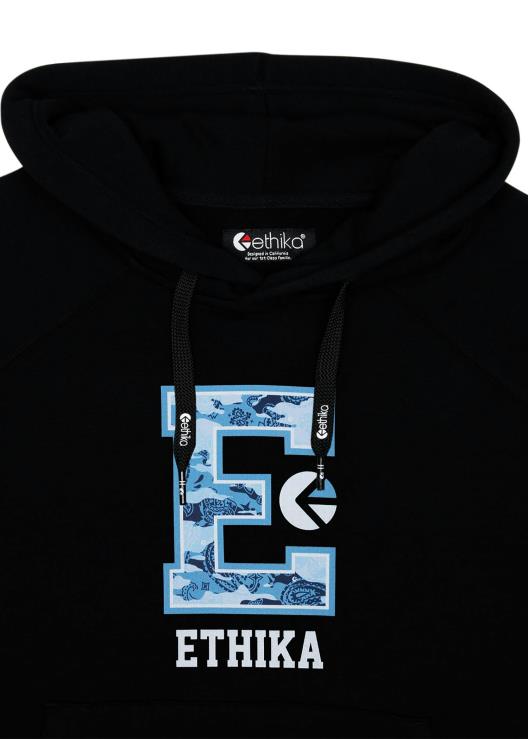 pullover con cappuccio e blocco ragazzi Ethika 6P2X02017 vestiario