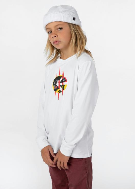 manica lunga - maglietta con grafica maglietta Quick Strike bianca ragazzi Ethika 6P2X02015 vestiario