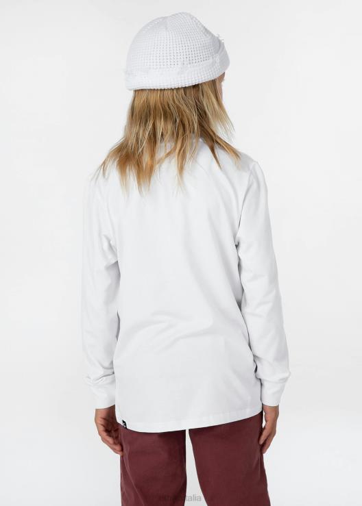 manica lunga - maglietta grafica i della maglietta Tiger bianca ragazzi Ethika 6P2X02016 vestiario