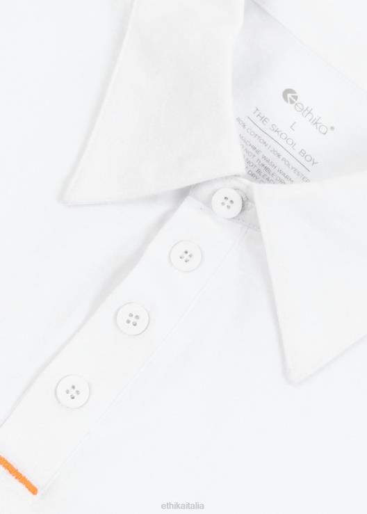 polo the skool boy - bianca ragazzi Ethika 6P2X0533 vestiario