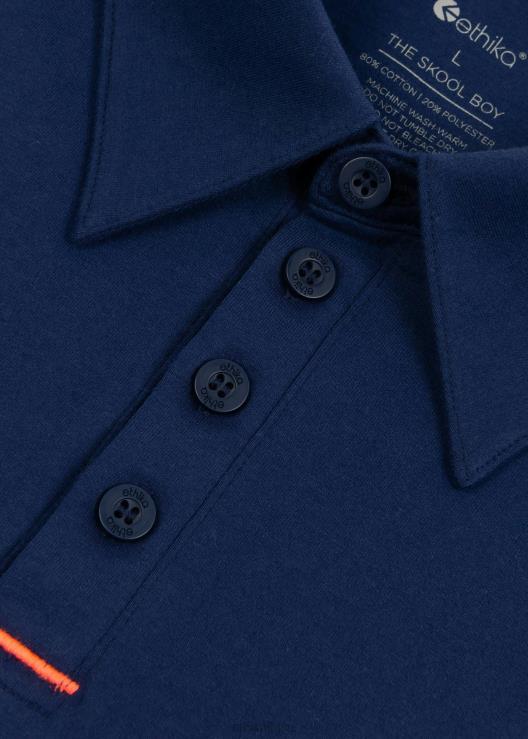 polo the skool boy - blu scuro ragazzi Ethika 6P2X0532 vestiario