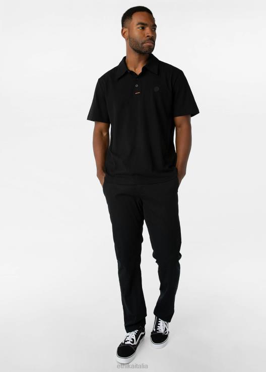 polo the skool boy - nera ragazzi Ethika 6P2X0529 vestiario