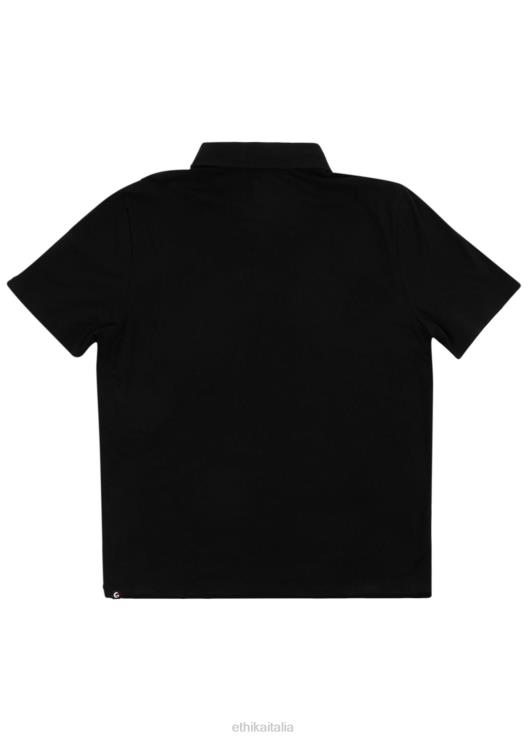 polo the skool boy - nera ragazzi Ethika 6P2X0529 vestiario