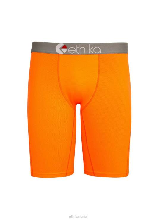 fiocco microrete performance arancione ragazzi Ethika 6P2X01663 vestiario