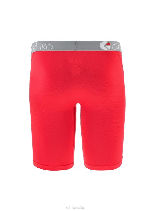 fiocco microrete performance rosso ragazzi Ethika 6P2X01662 vestiario