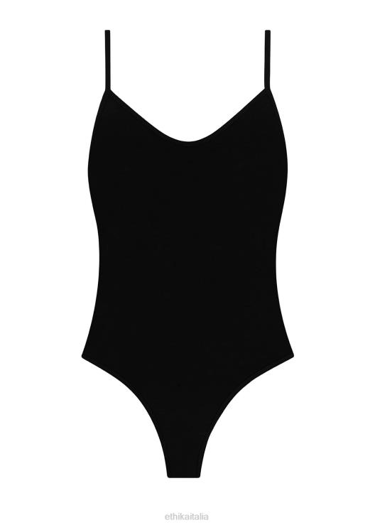 body premium modal - nero donne Ethika 6P2X01380 vestiario