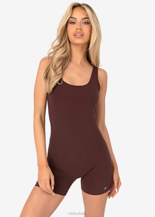 tutina da motociclista - cioccolato donne Ethika 6P2X01384 vestiario