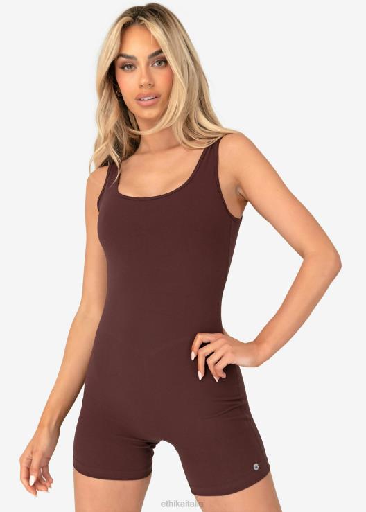 tutina da motociclista - cioccolato donne Ethika 6P2X01384 vestiario