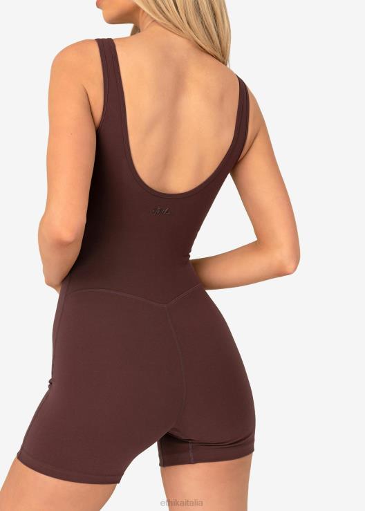 tutina da motociclista - cioccolato donne Ethika 6P2X01384 vestiario