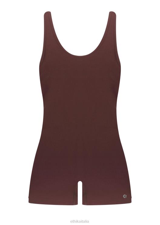 tutina da motociclista - cioccolato donne Ethika 6P2X01384 vestiario