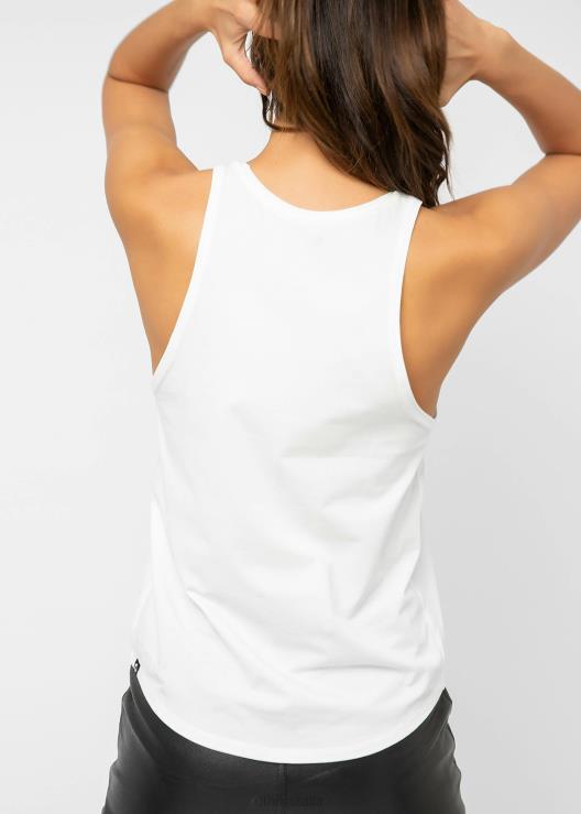 canotta a collo alto - bianca donne Ethika 6P2X01394 vestiario
