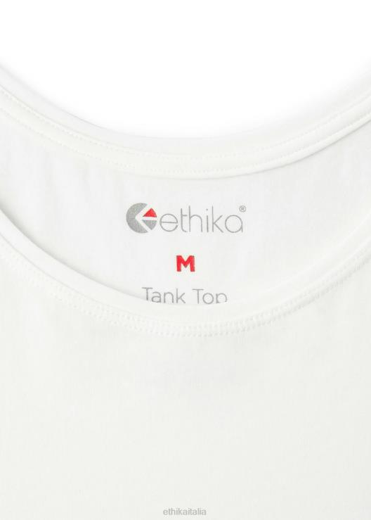 canotta a collo alto - bianca donne Ethika 6P2X01394 vestiario