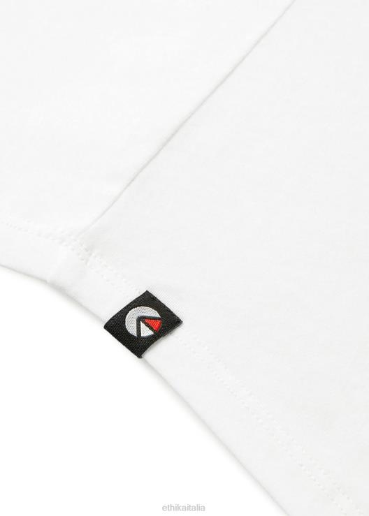 canotta a collo alto - bianca donne Ethika 6P2X01394 vestiario