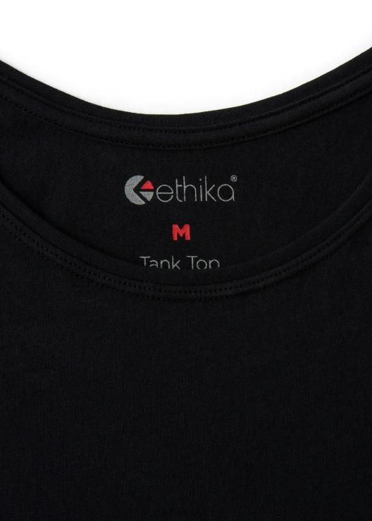 canotta a collo alto - nera donne Ethika 6P2X01393 vestiario