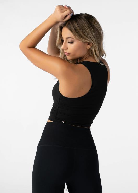 canotta corta - nera donne Ethika 6P2X01389 vestiario