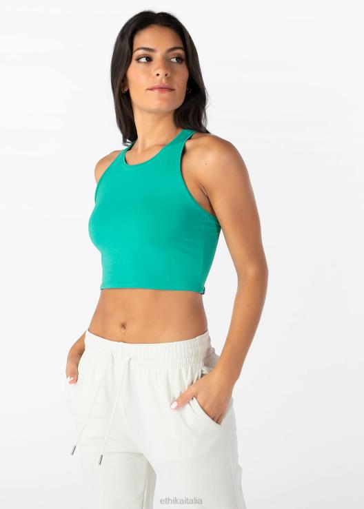 canotta corta - verde acqua donne Ethika 6P2X01390 vestiario