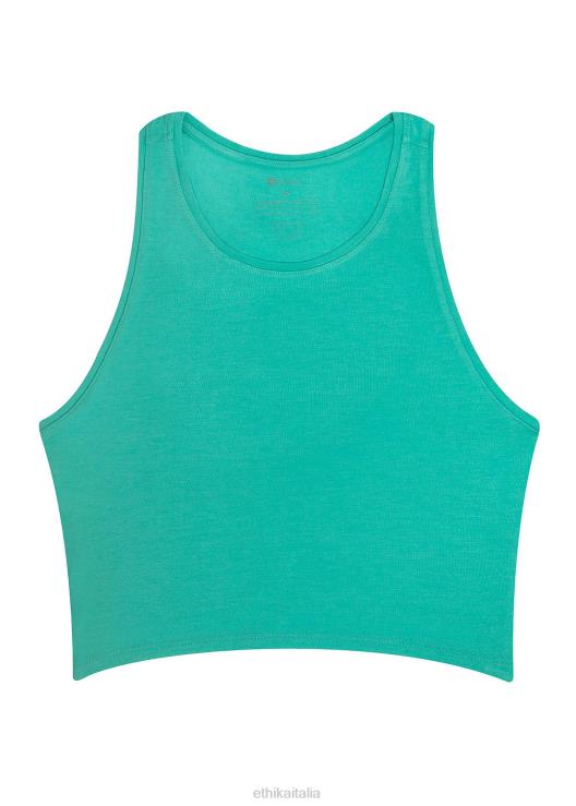 canotta corta - verde acqua donne Ethika 6P2X01390 vestiario