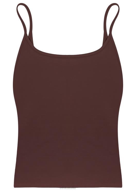 canotta sagomata - moka donne Ethika 6P2X01387 vestiario