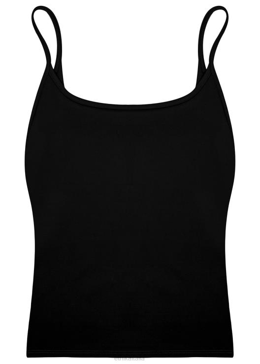 contorno canotta - nero donne Ethika 6P2X01386 vestiario