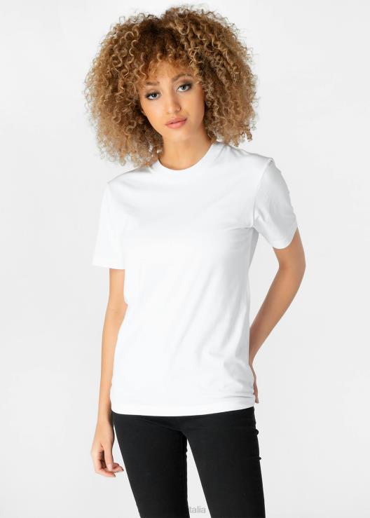 la maglietta aderente in modale dell'equipaggio - bianca donne Ethika 6P2X01411 vestiario