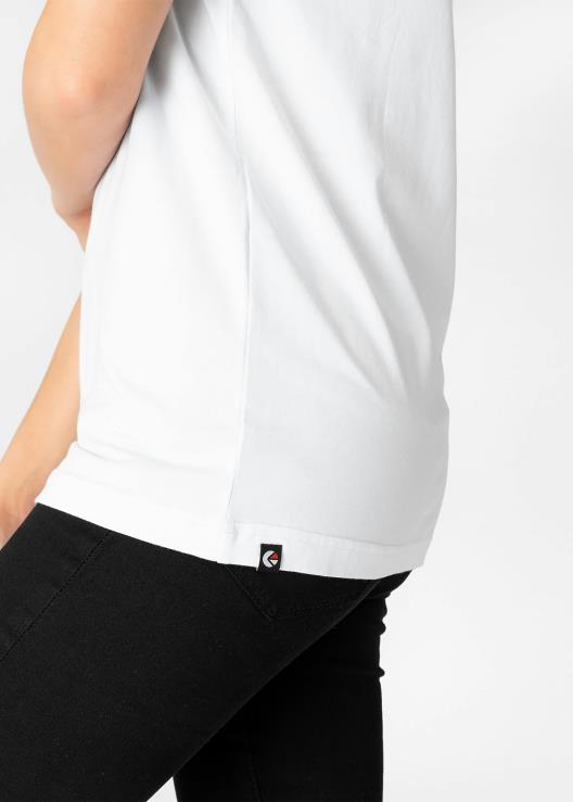 la maglietta aderente in modale dell'equipaggio - bianca donne Ethika 6P2X01411 vestiario