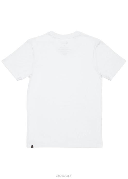 la maglietta aderente in modale dell'equipaggio - bianca donne Ethika 6P2X01411 vestiario