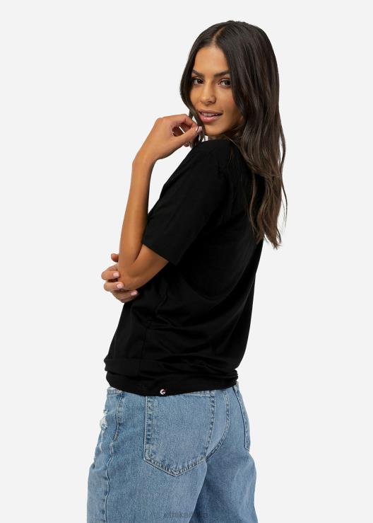 la maglietta modale dell'equipaggio aderente - sceneggiatura donne Ethika 6P2X01403 vestiario