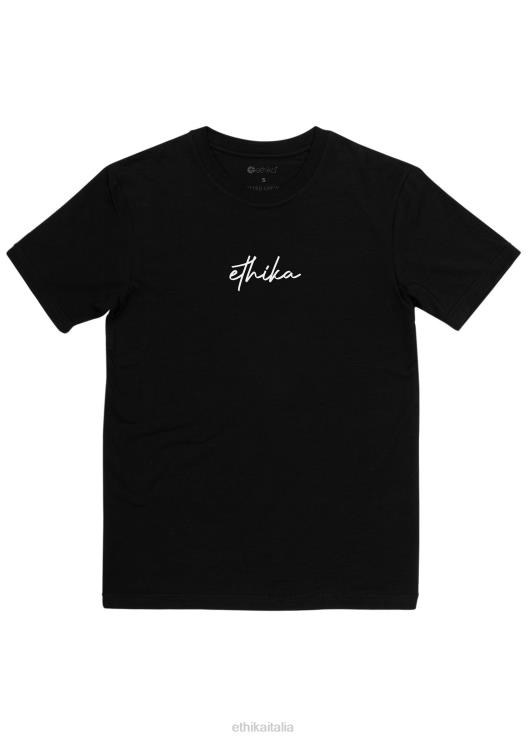 la maglietta modale dell'equipaggio aderente - sceneggiatura donne Ethika 6P2X01403 vestiario