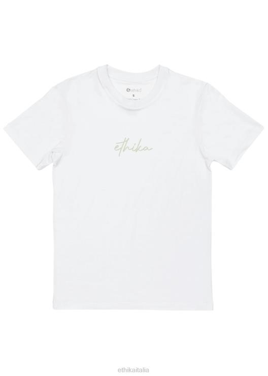 la maglietta modale dell'equipaggio aderente - sceneggiatura donne Ethika 6P2X01404 vestiario