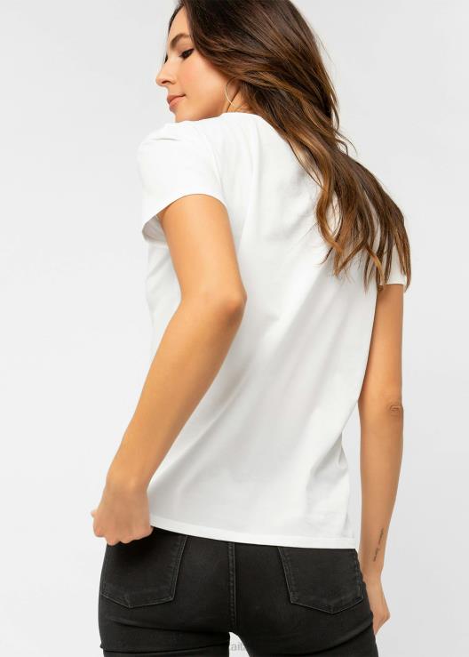 maglietta del fidanzato bianca donne Ethika 6P2X01414 vestiario