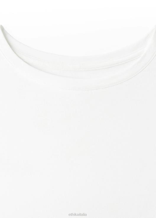 maglietta del fidanzato bianca donne Ethika 6P2X01414 vestiario