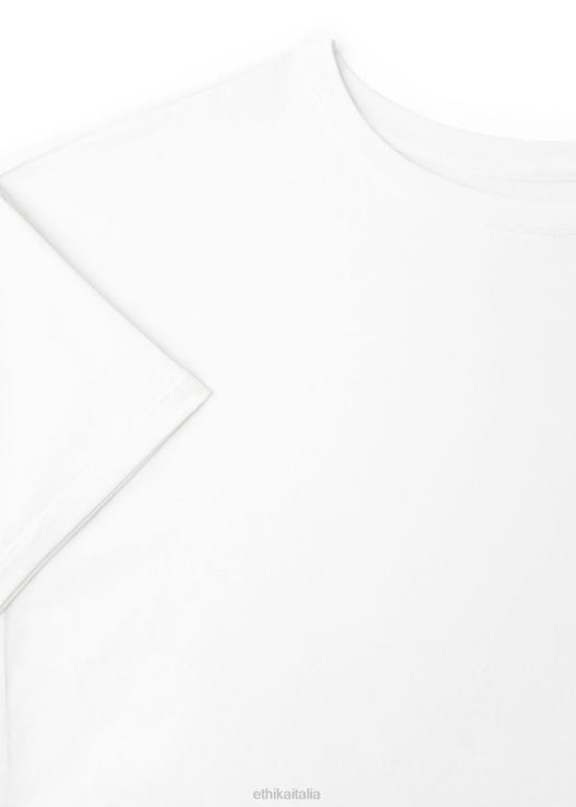 maglietta del fidanzato bianca donne Ethika 6P2X01414 vestiario